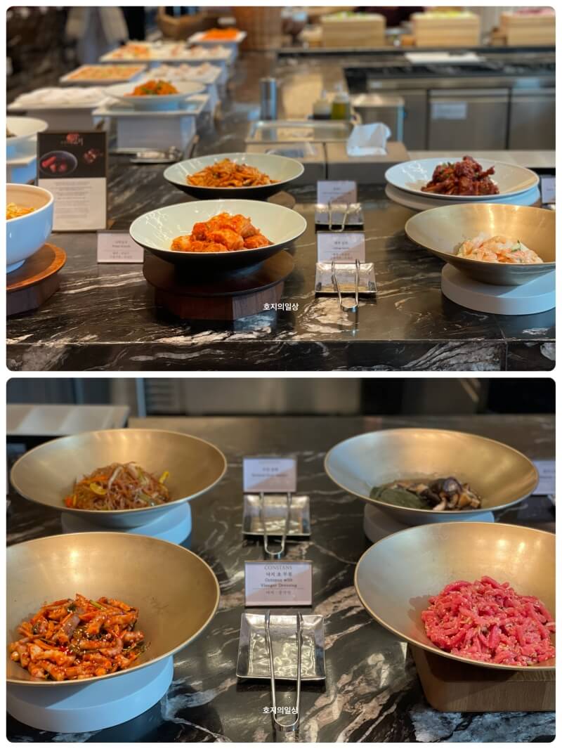 조선팰리스 콘스탄스 호텔 뷔페 런치-한식 코너