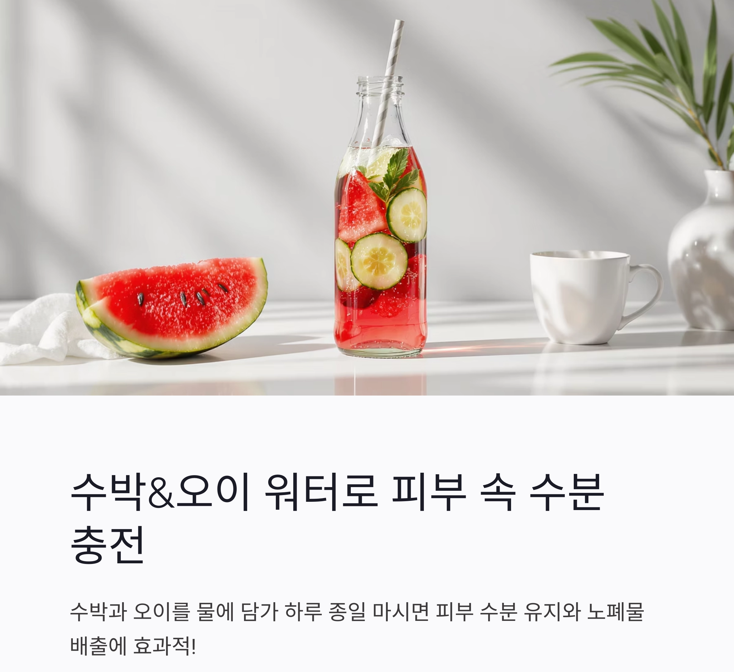 여름철 피부를 지키는 항산화 식단, 이렇게 드세요!
