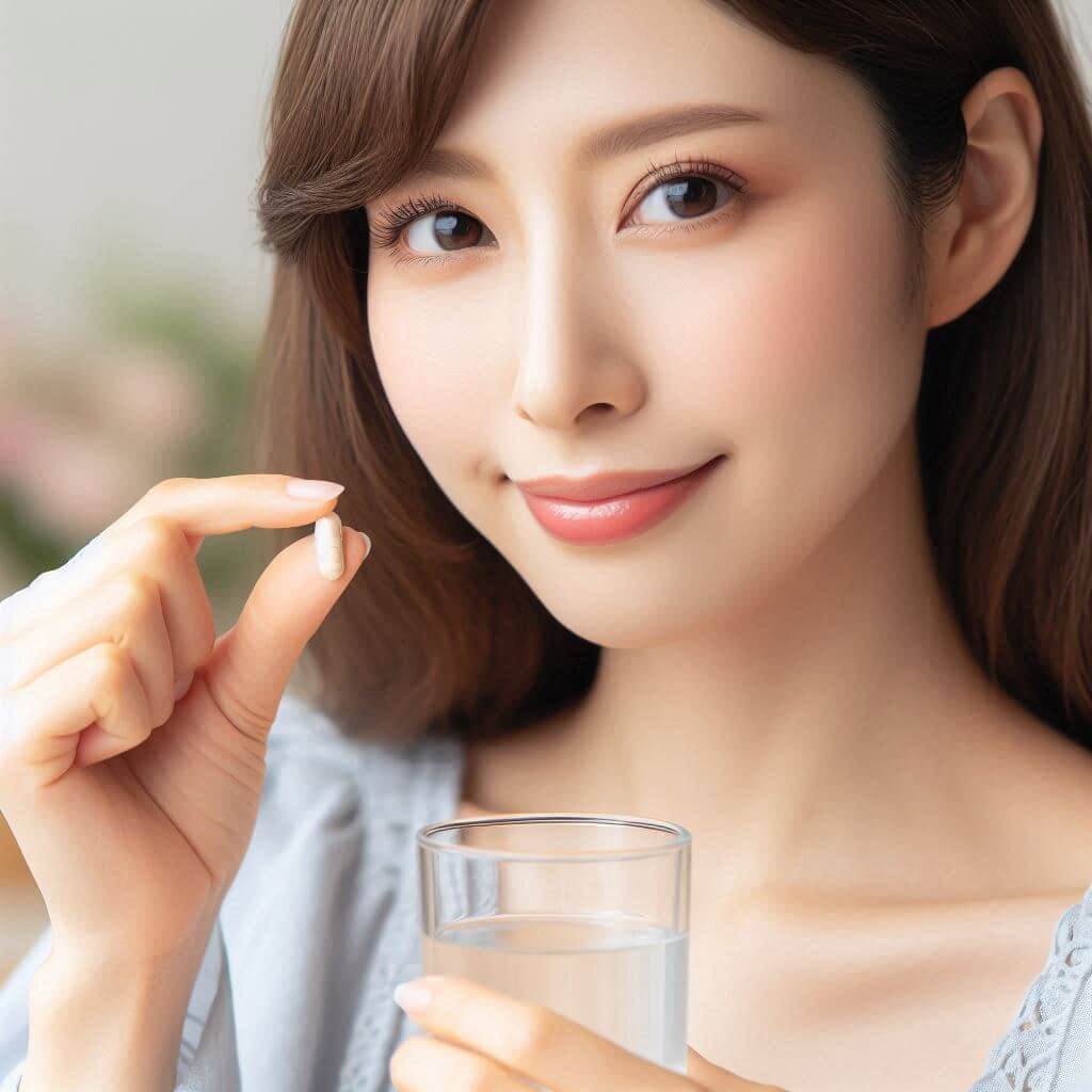 유산균먹는여자