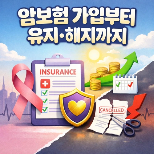 암보험 가입부터 유지&middot;해지까지 썸네일