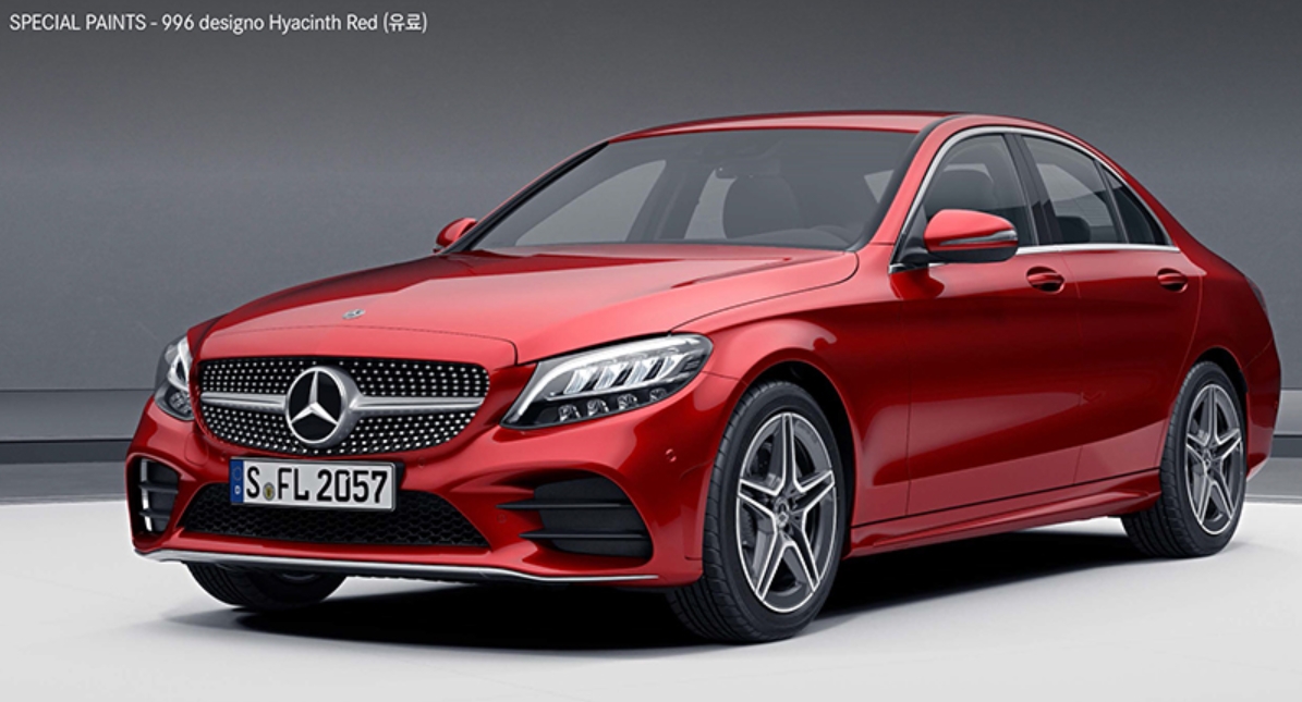 벤츠 c 클래스 색상코드 Hyacinth Red Metallic( 색상코드 :&nbsp; 996)