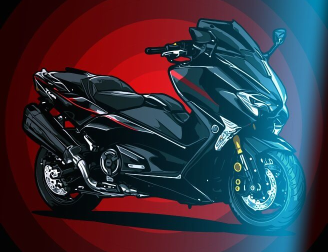 세련된-디자인의-오토바이