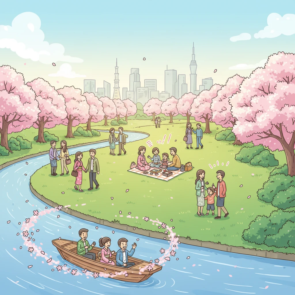 도쿄 벚꽃 실시간 개화 현황 확인법과..