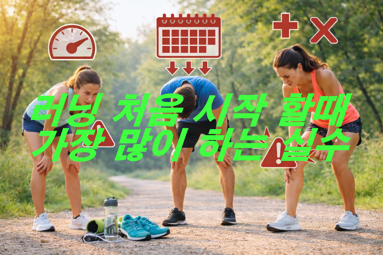 러닝을 처음 시작할 때 가장 많이 하는 실수