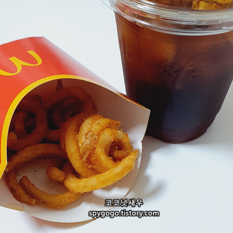 맥도날드 컬리후라이 가격