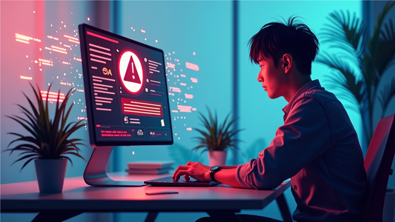 AI 출력 오류 해결 방법을 설명하는 이미지를 표현