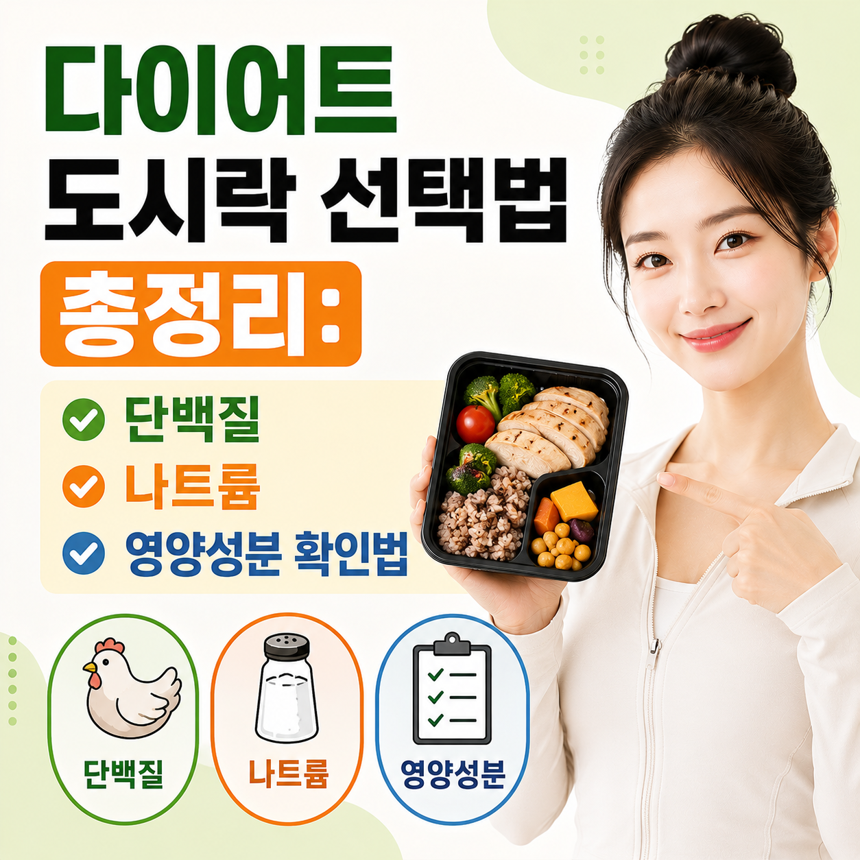 다이어트 도시락 선택법