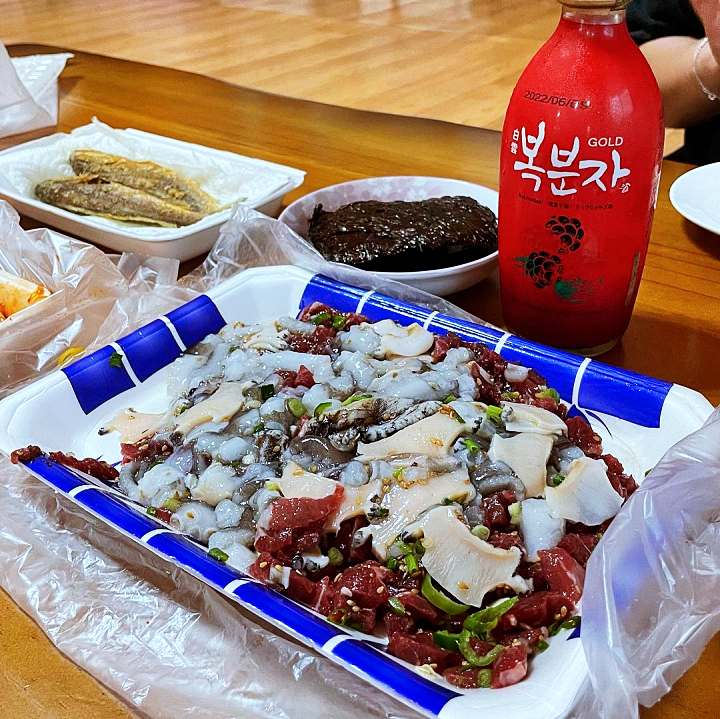 광주 가게 산낙지 전복 육회 삼합 탕탕이 생고기 연포탕 택시맛객 맛집 추천