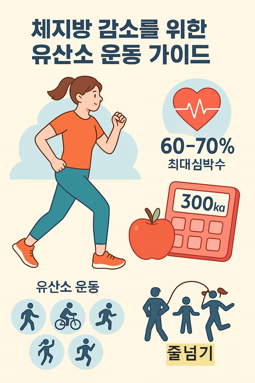 체지방 감소를 위한 유산소 운동 가이드