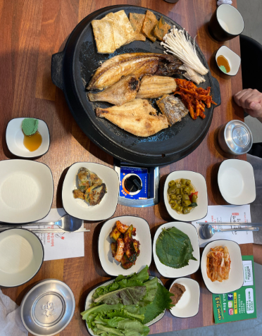 솥뚜껑 생선구이 대표 메뉴