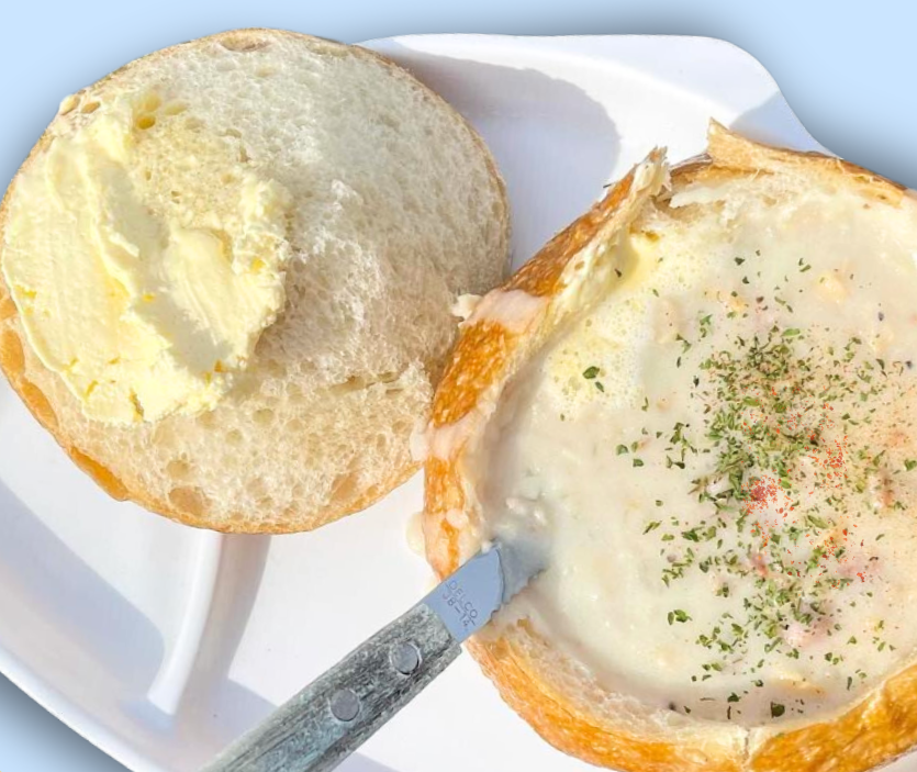 Mo&rsquo;s Restaurant 진한 크램 차우더 주문하기