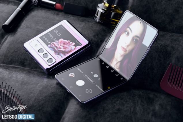 갤럭시 Z 플립3 렌더링