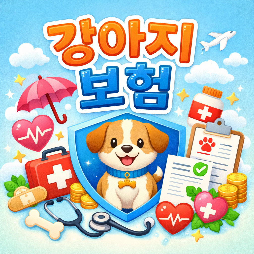 "강아지 보험" 문구 이미지