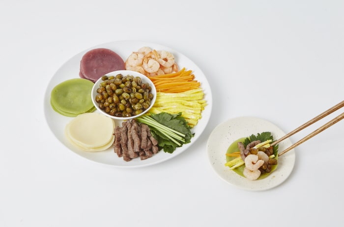 풋콩삼색밀전병 -완성