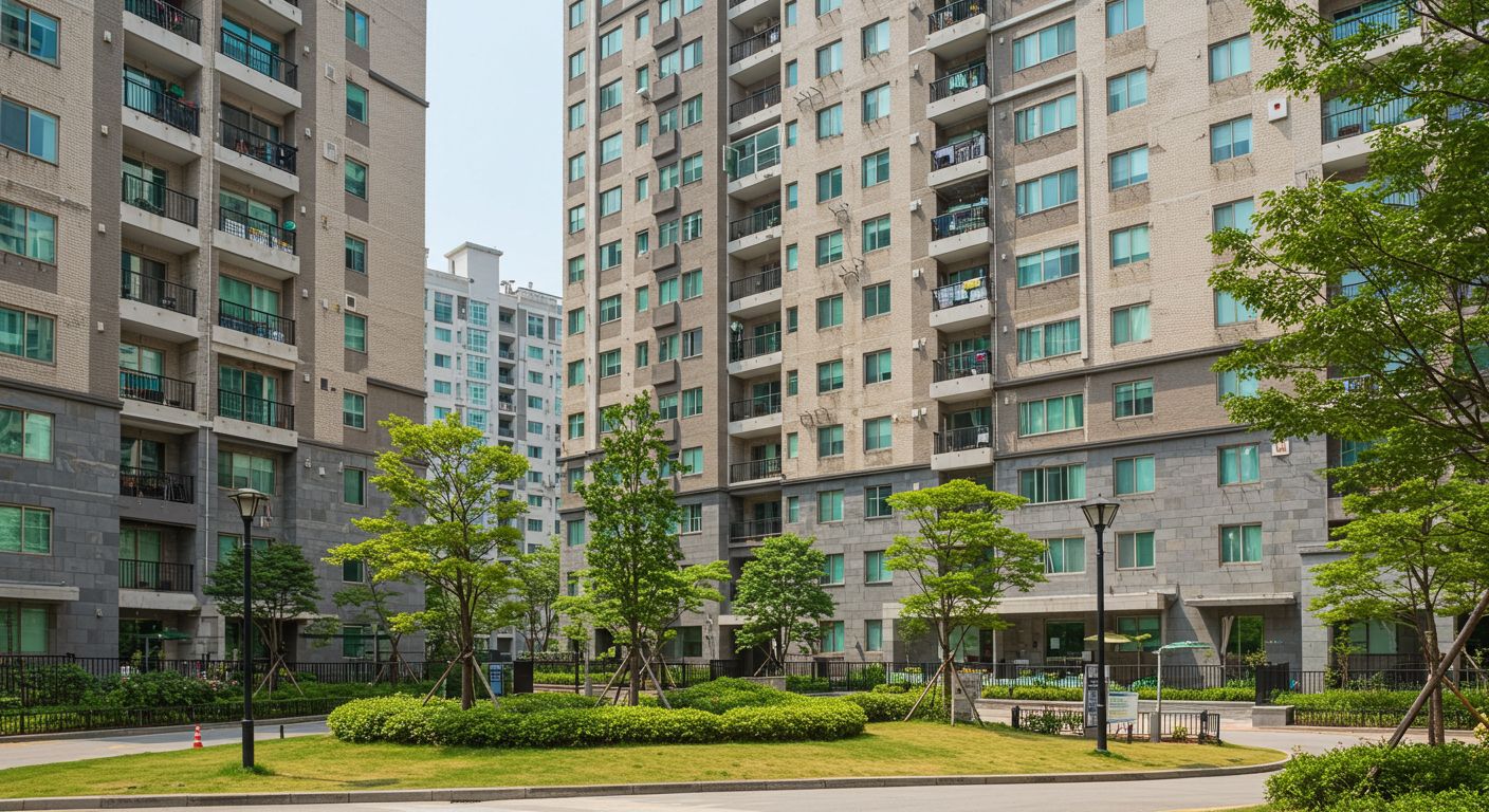 서울 아파트 단지 전경
