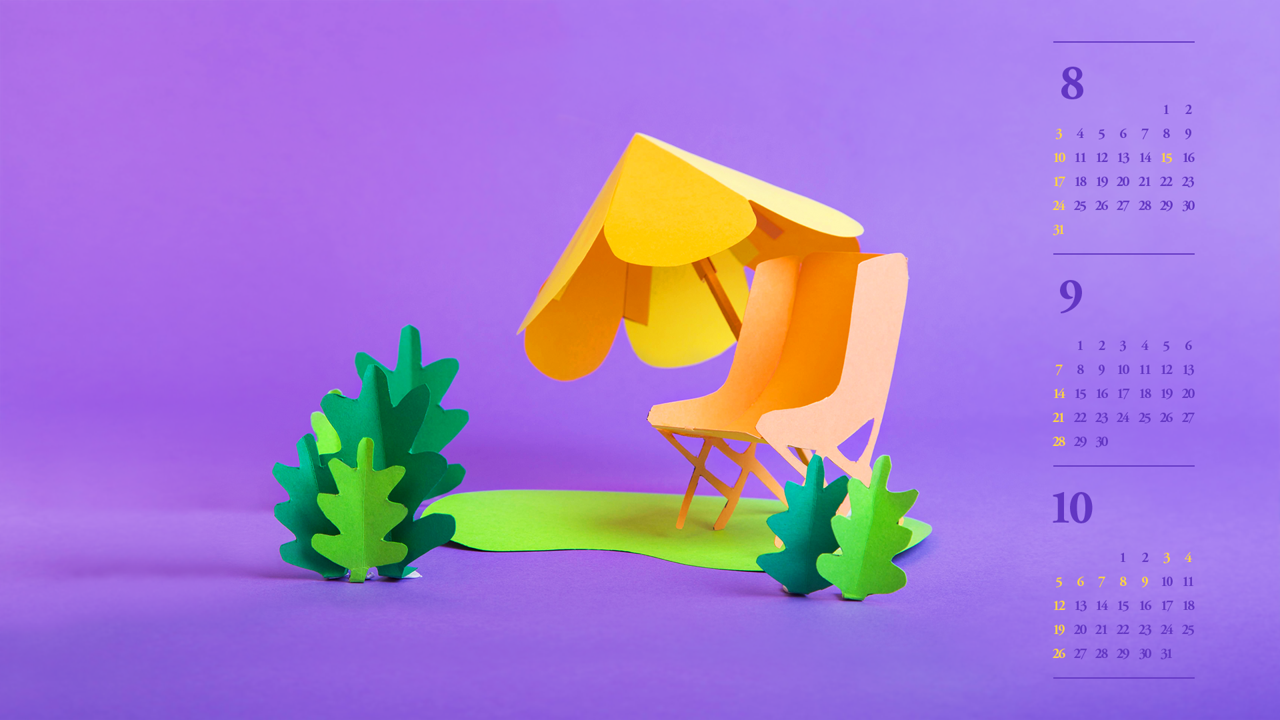 07 종이 의자 모형 B - 2025년9월 노트북배경화면