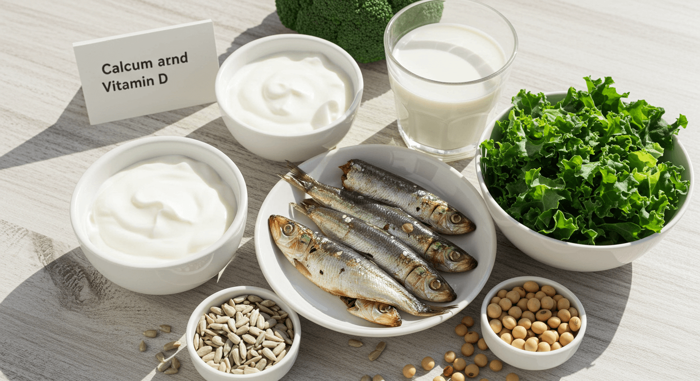 갱년기 허리 통증 관리법 : 영양 관리