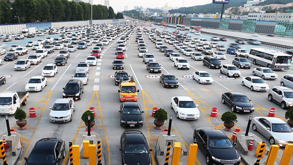 사진-톨게이트통과자동차