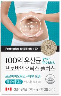 내츄럴플러스 100억 유산균 프로바이오틱스 플러스