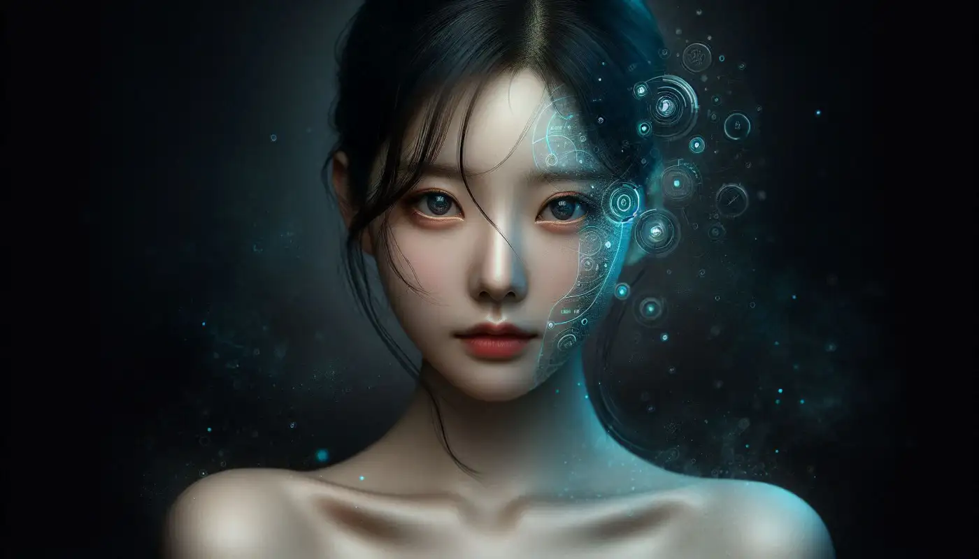 뤼튼-사용법을-활용하는-여성의-모습
