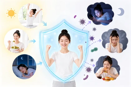 생활 리듬에 따른 면역력 변화 설명 이미지9
