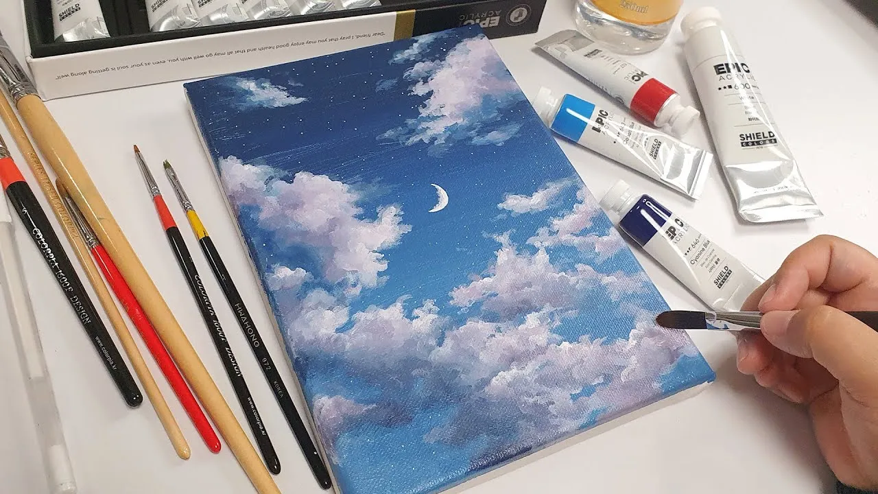 아크릴 물감 사용법 유화 그림_2