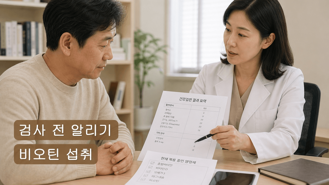 비오틴 검사 전 주의