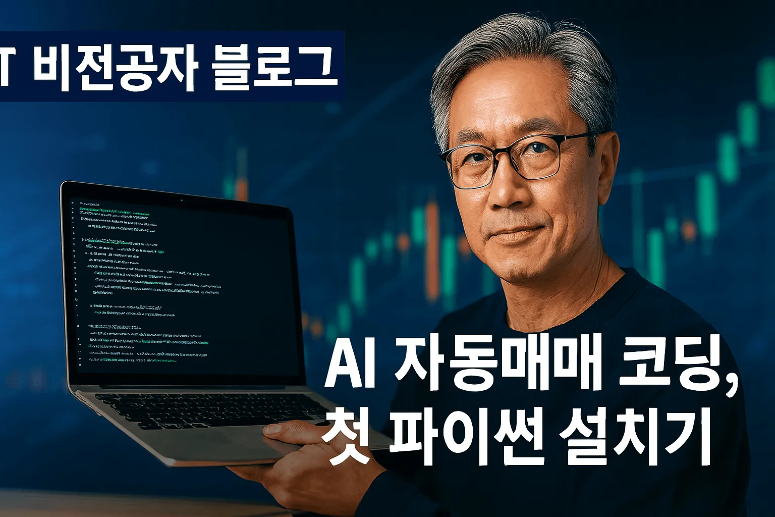 IT 비전공자의 AI 자동매매 코딩, 첫 파이썬 설치기