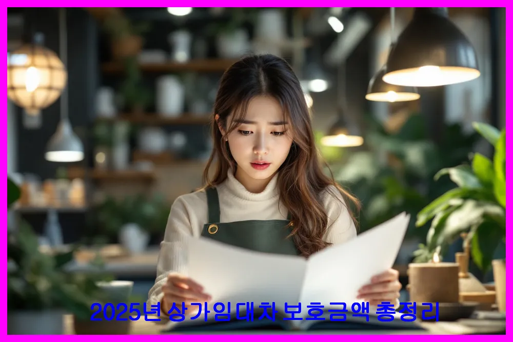 2025년 상가임대차 보호금액 총정리