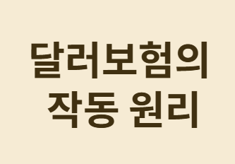 유행하는 달러보험의 진실과 대처법!