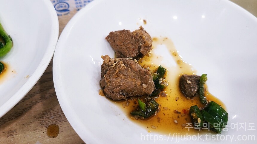 진복식당-보리밥정식-밑반찬-장조림