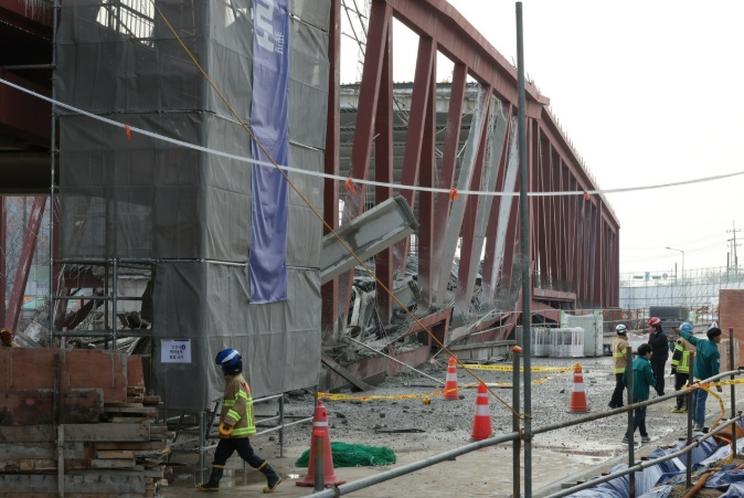 광주대표도서관 공사 붕괴 사고 수사 본격화