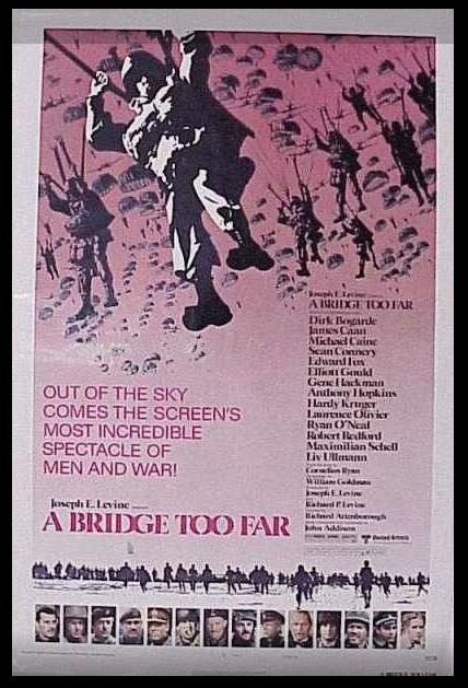 전쟁의 참혹성과 비극성을 조명한 영화 머나먼 다리 포스터.