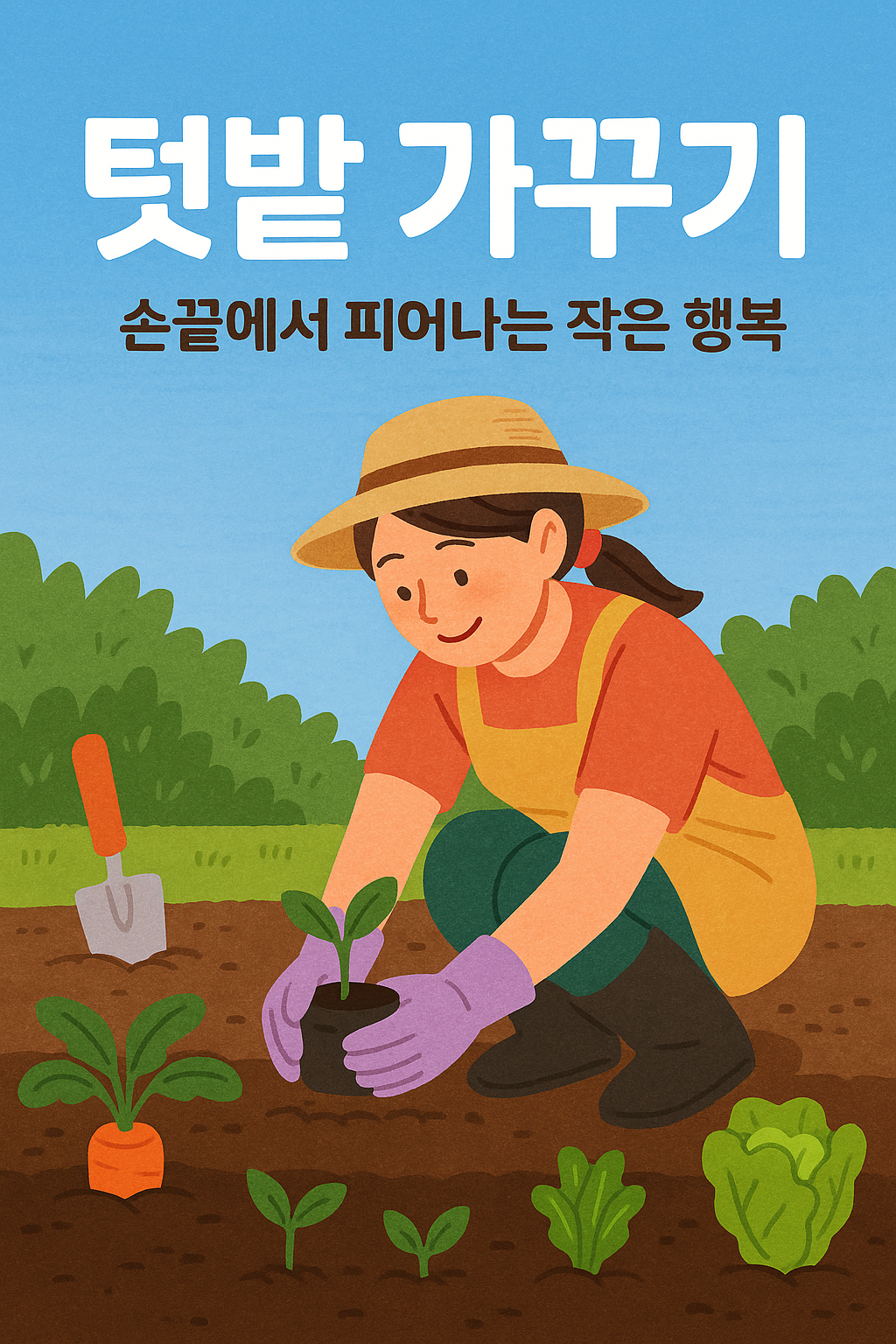 텃밭 가꾸기, 손끝에서 피어나는 작은 행복