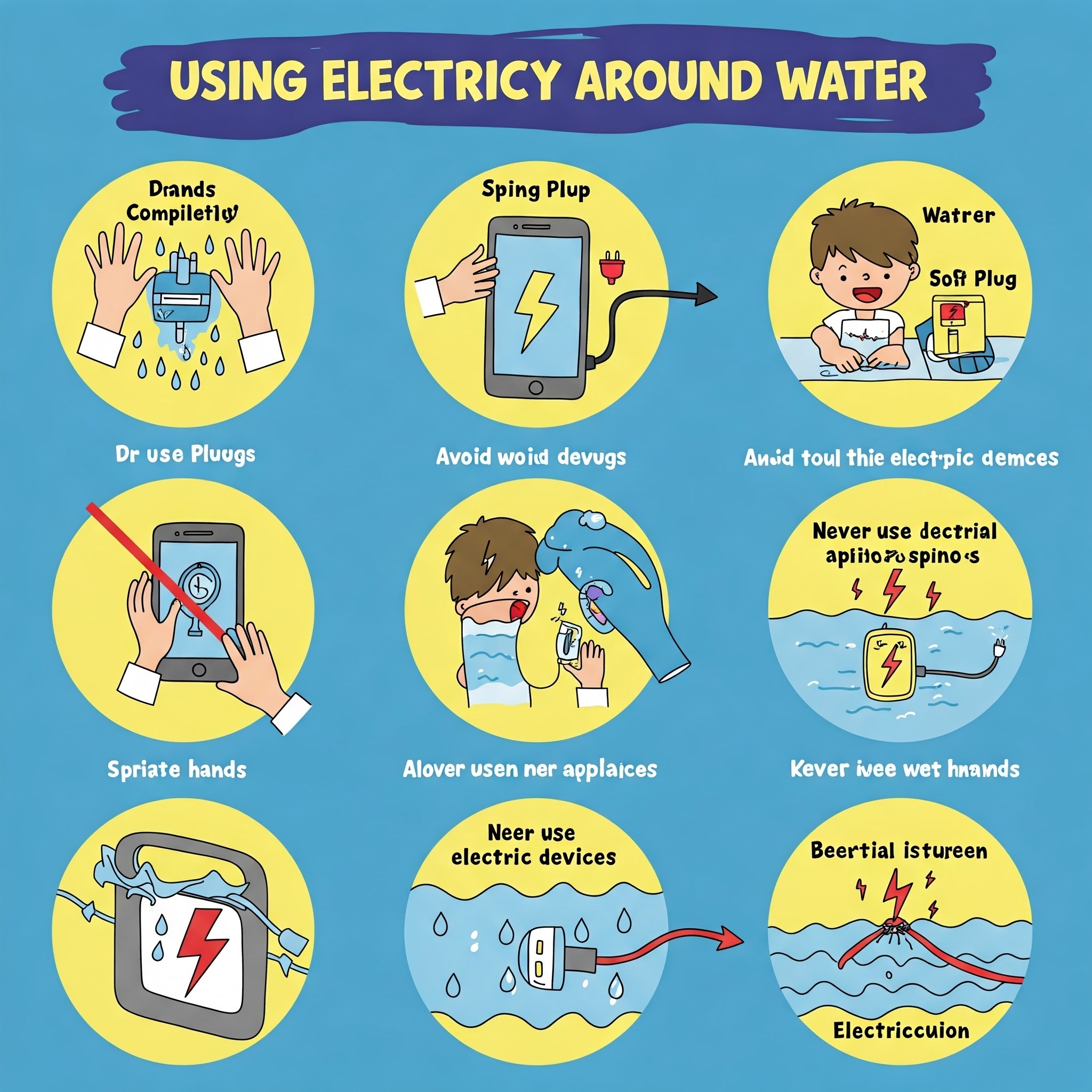 전기 안전을 위한 사진