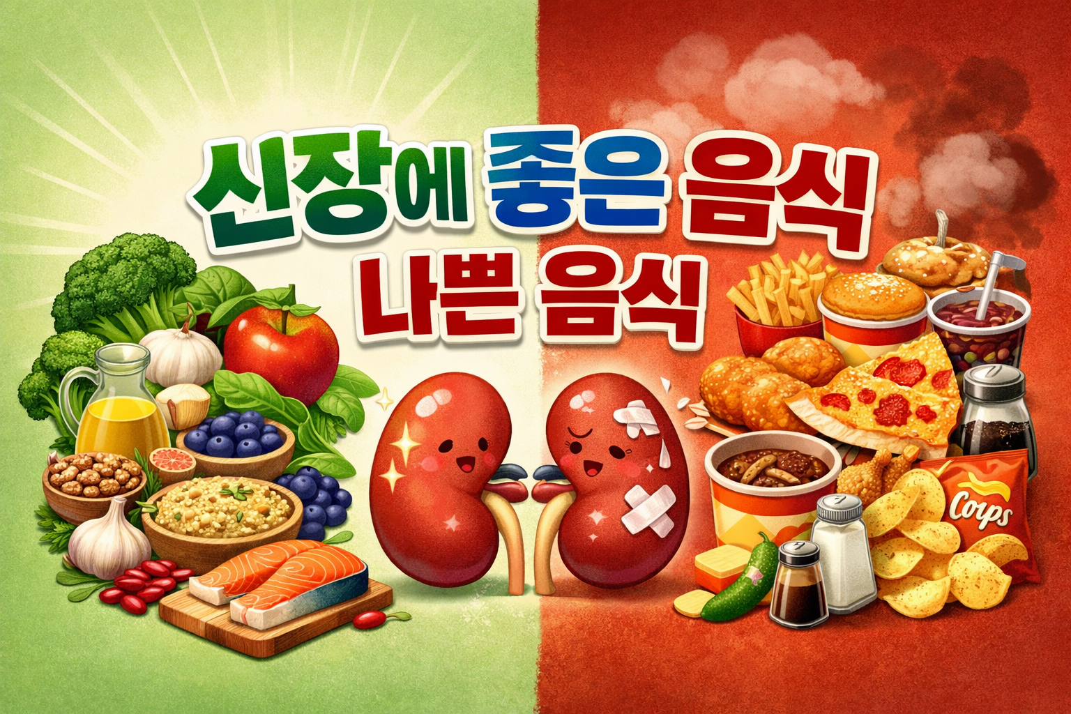신장에 좋은 음식 나쁜음식