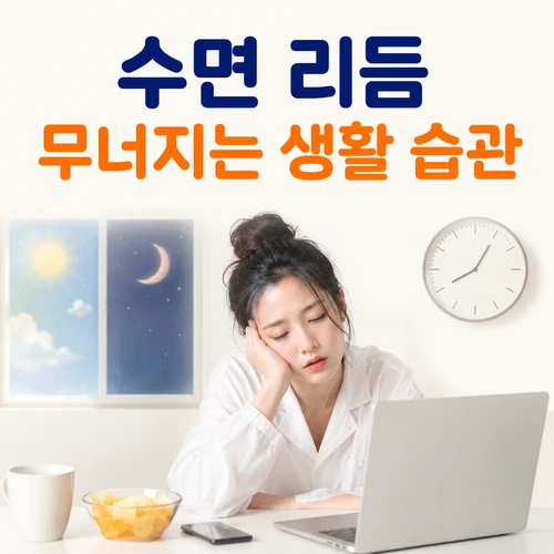 수면 리듬 무너지는 생활 습관