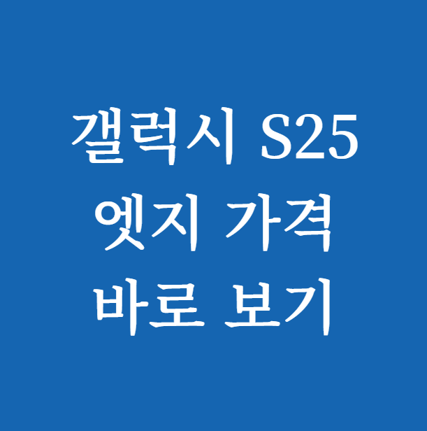 갤럭시 s25 엣지 가격 썸네일