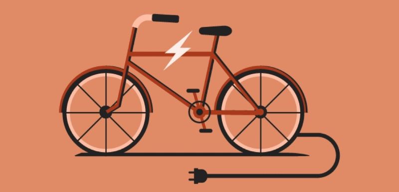 명품 전기 자전거 관련 일러스트 이미지 &lt; 출처 : 롯데카드 &gt;