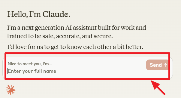 클로드3 본인이름 입력