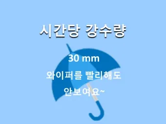 강수량 비 16mm 17mm 18mm 19mm 20mm 차이 체감 정보_19