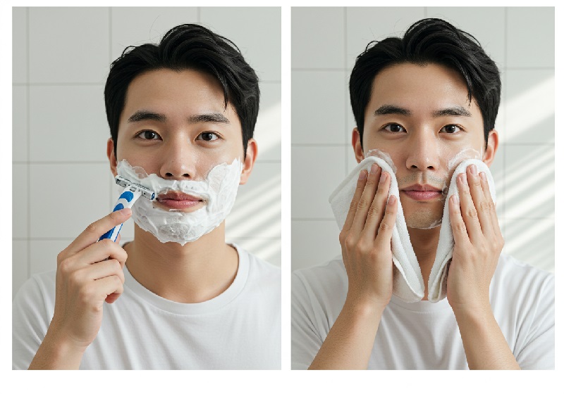 피부트러블 해결방법은 유분과 각질제거, 면도가 증명하는 쉬운 방법 - 매일 해도 안전한 이유