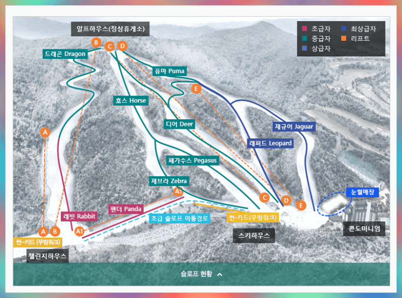 엘리시안스키장-슬로프