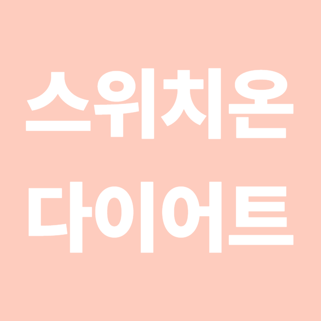 스위치온 다이어트