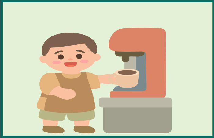 커피머신 앞에서 일하는 아르바이트생의 일상 모습, 최저임금에 민감한 서비스직 단시간 근로자