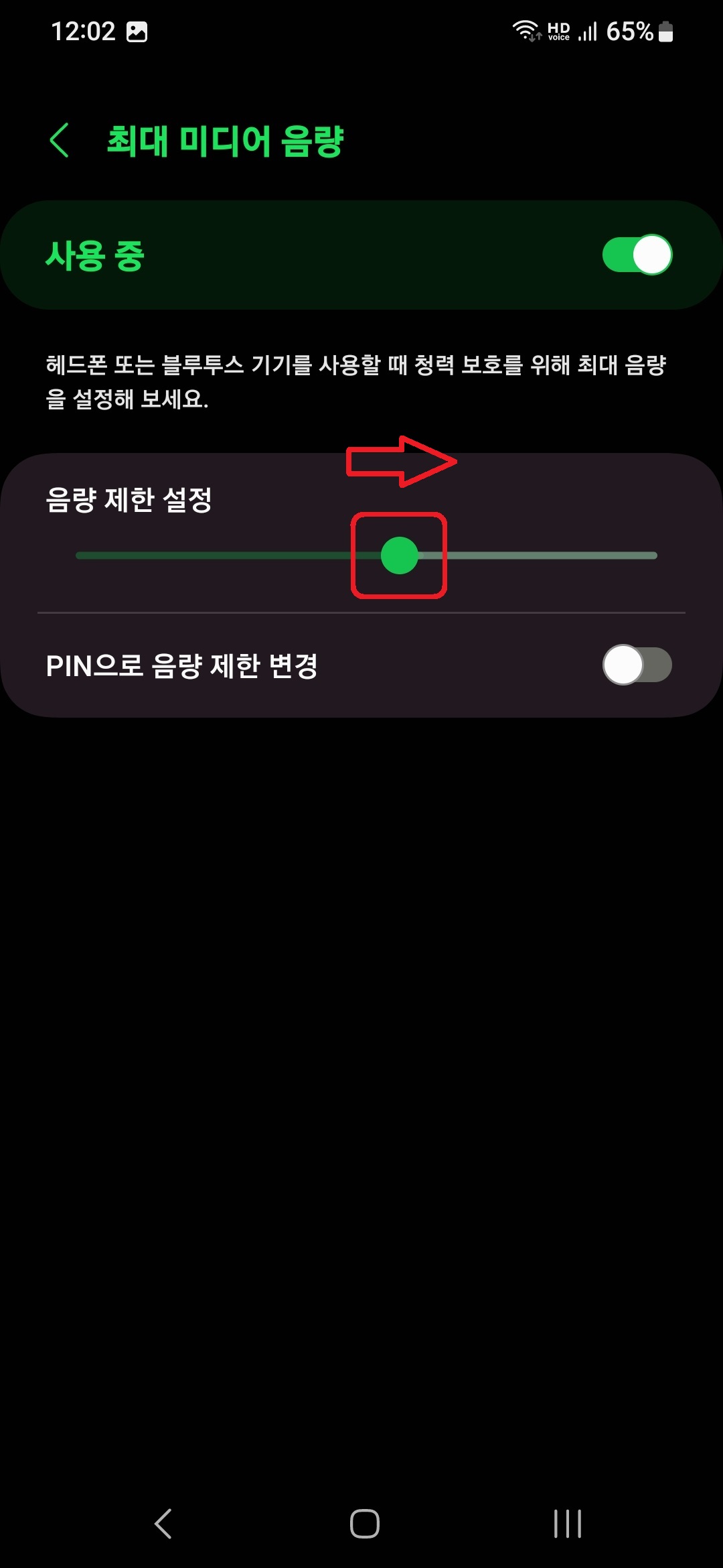 갤럭시 스마트폰에서 최대 음량 제한 설정하는 방법 7
