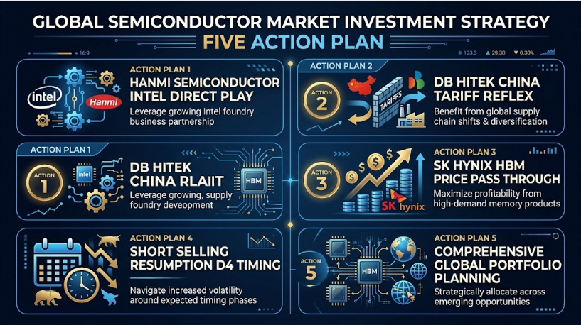 반도체 관세 수혜 종목 피해 종목 오늘 장 완전 구분 한미반도체 DB하이텍 삼성전자 SK하이닉스