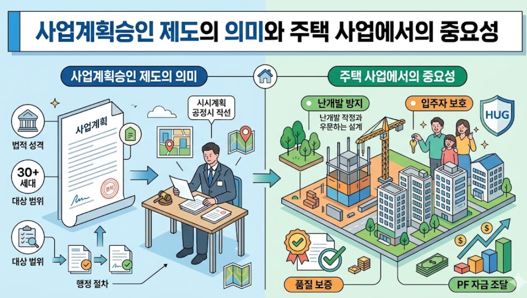 사업계획승인 제도의 의미와 주택 사업에서의 중요성