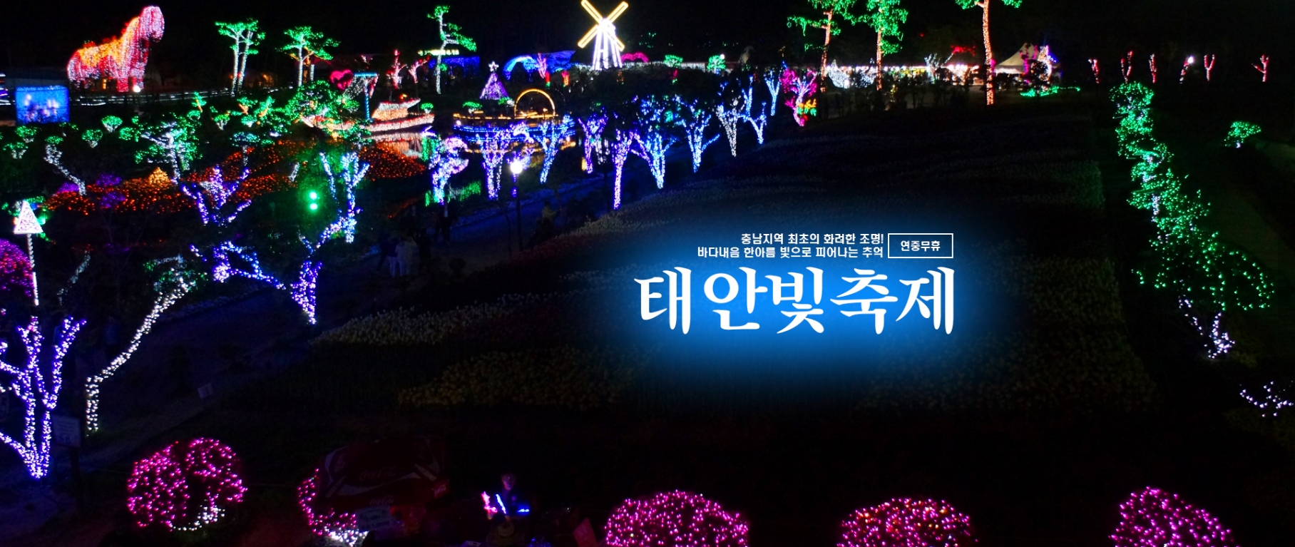 태안 봄꽃정원 & 태안빛축제|하루가 두 번 예쁜 곳