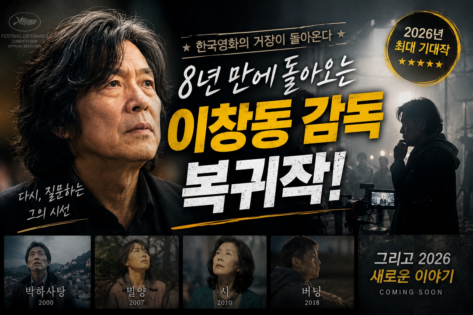 이창동 감독 복귀가 의미하는 것